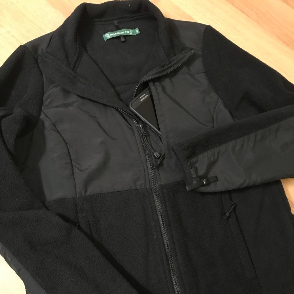 Black Mountain Fog Fleece Jacket, Size S
